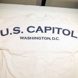 WASHINGTON DC D.C. PATRIOTIC US CAPITOL  USA TEE T SHIRT Mens M SPIRIT JERSEY
